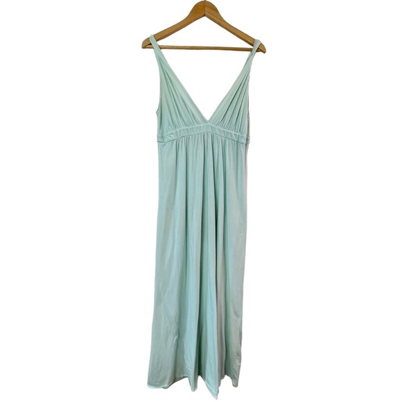 Gypsy 05 Y2K Made in Hollywood Green Sleeveless Goddess Maxi Dress in Size Large - Picture 2 of 16